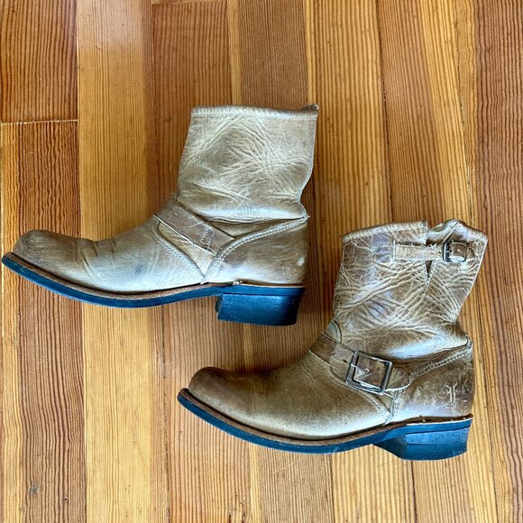 Frye Buckle Boots - Picture 1 of 8